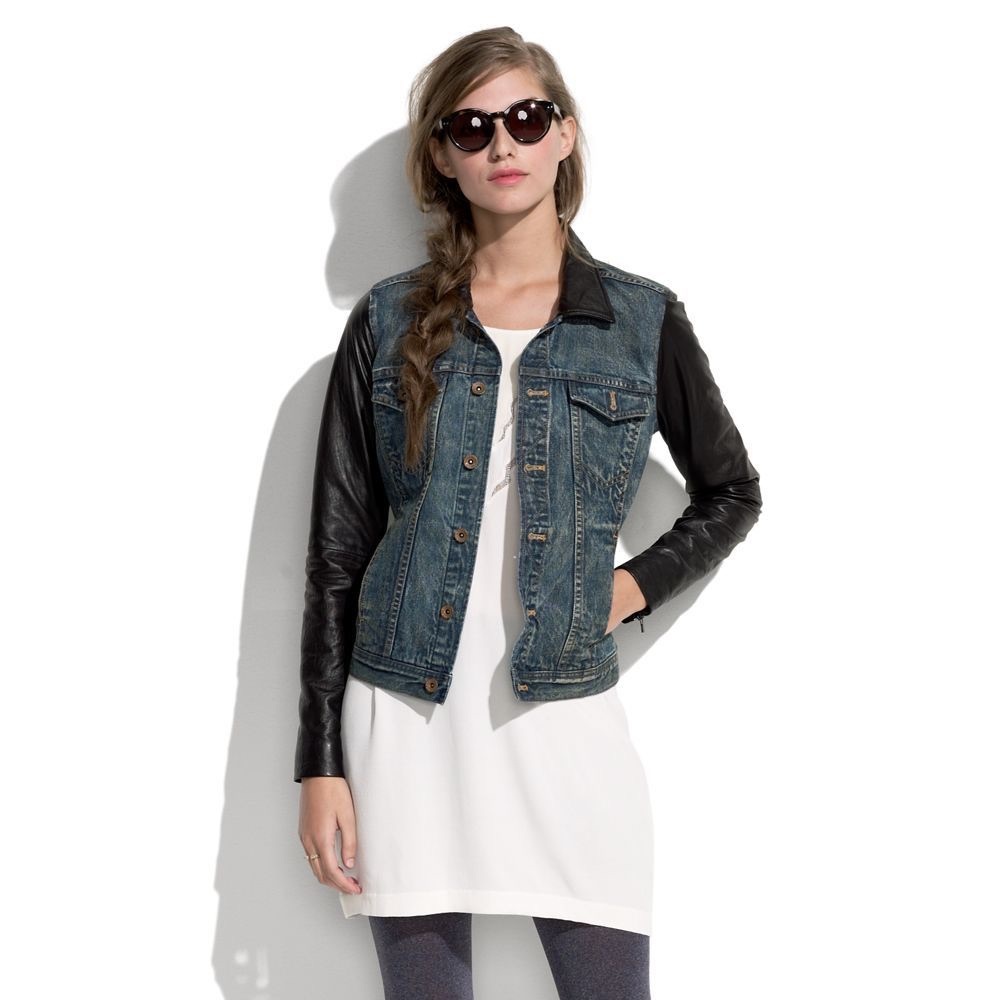 Madewell x Veda Denim & Leather Jacket